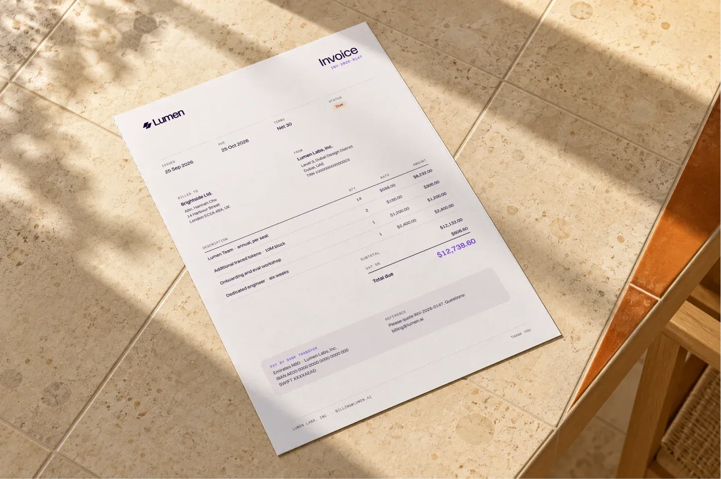 invoice